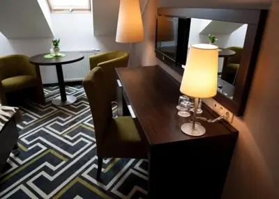 Część wypoczynkowa w obiekcie Hotel & Browar Słociak