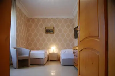 Łóżko lub łóżka w pokoju w obiekcie Villa la Val, Karkonosze