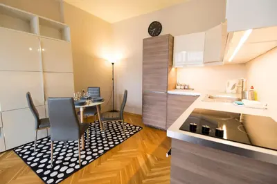 Kuchnia lub aneks kuchenny w obiekcie LUCKY APARTMENTS - Świdnicka Old Town