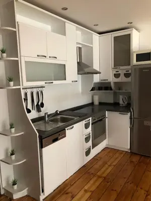 Kuchnia lub aneks kuchenny w obiekcie Apartament przy zoo