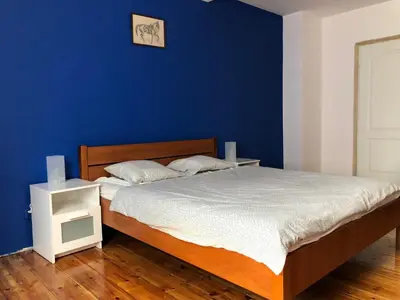 Łóżko lub łóżka w pokoju w obiekcie Apartament przy zoo