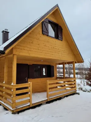 Budynek, w którym mieści się dom w stylu alpejskim