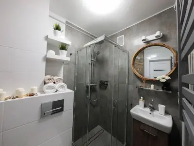 Łazienka w obiekcie New Apartment - 300 m Town Hall - 3 Rooms - 7 people