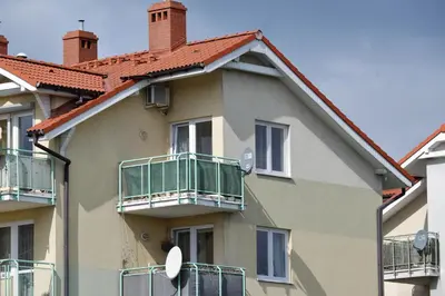 Budynek, w którym mieści się apartament