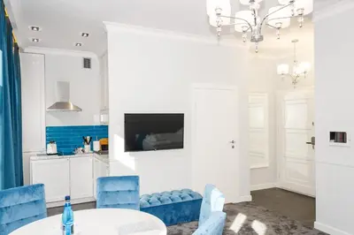 Kuchnia lub aneks kuchenny w obiekcie Apartamenty Hexus - Ofiar Oświęcimskich - Wrocław centrum Rynek