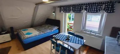 Łóżko lub łóżka w pokoju w obiekcie Słoneczny apartament