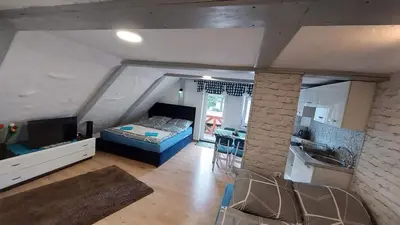 Łóżko lub łóżka w pokoju w obiekcie Słoneczny apartament