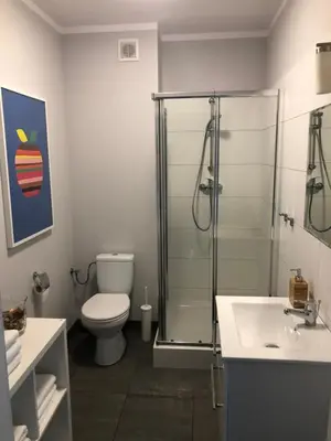 Łazienka w obiekcie APARTAMENT ŚMIAŁEGO 9