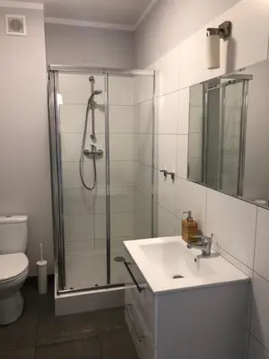 Łazienka w obiekcie APARTAMENT ŚMIAŁEGO 9