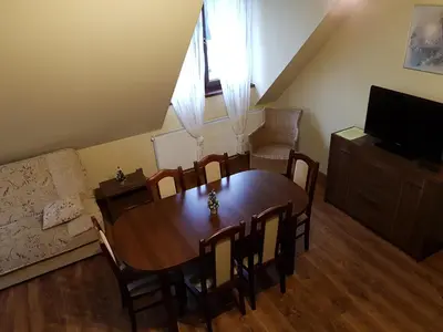 Telewizja i/lub zestaw kina domowego w obiekcie Kamienna Polana