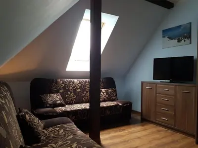 Telewizja i/lub zestaw kina domowego w obiekcie Kamienna Polana