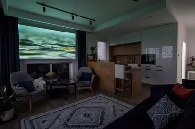 Kuchnia lub aneks kuchenny w obiekcie Panorama Suite - Top Apartment - Gliwice - bezpłatny parking