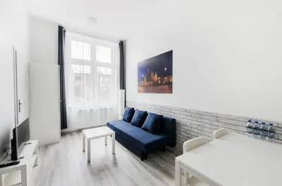 Telewizja i/lub zestaw kina domowego w obiekcie Wroclaw Central City Apartments- Self Check-in 24h, WiFi