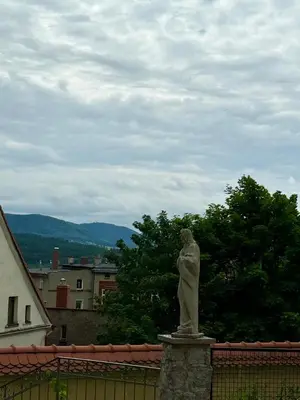 Widok na góry z tego motelu