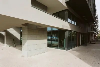 Budynek, w którym mieści się apartament