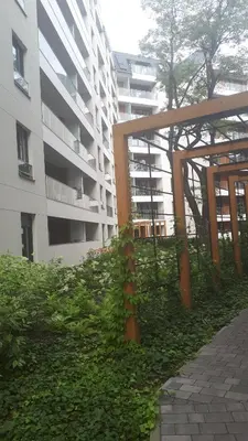 Budynek, w którym mieści się apartament