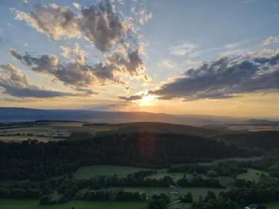Przyroda w pobliżu tego gospodarstwa agroturystycznego