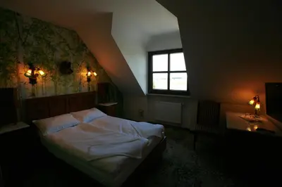 Łóżko lub łóżka w pokoju w obiekcie Motel Klara