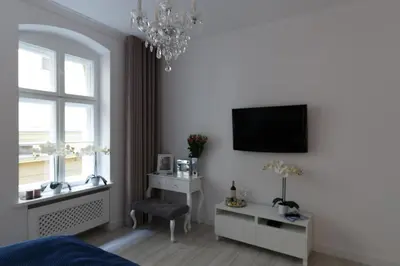 Telewizja i/lub zestaw kina domowego w obiekcie KDRO Apartment Rynek