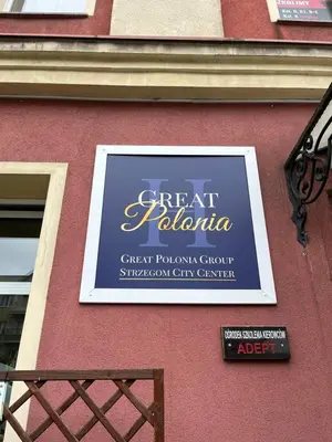 Certyfikat, podpis lub inny dokument wystawiony w obiekcie Great Polonia Strzegom City Center