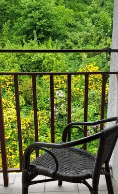 Balkon lub taras w obiekcie Apartament Międzygórze