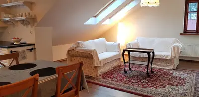 Część wypoczynkowa w obiekcie Apartament Międzygórze