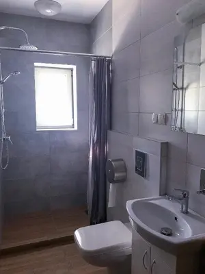 Łazienka w obiekcie Lawendowy Hostel Wrocław