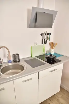 Kuchnia lub aneks kuchenny w obiekcie Apartament Centrum