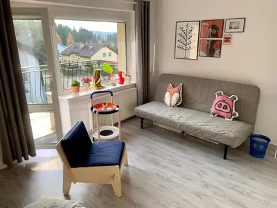 Część wypoczynkowa w obiekcie Apartament Leśny - Leśna 30