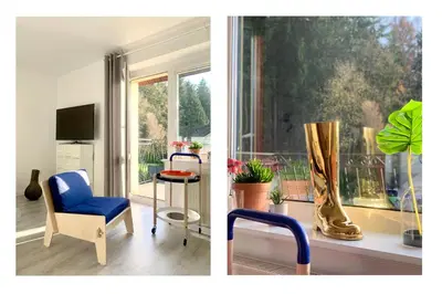 Telewizja i/lub zestaw kina domowego w obiekcie Apartament Leśny - Leśna 30