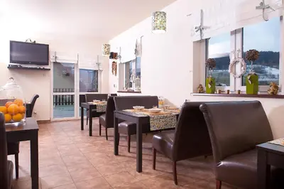 Telewizja i/lub zestaw kina domowego w obiekcie Villa Rosa