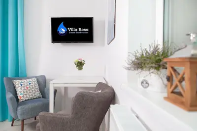 Telewizja i/lub zestaw kina domowego w obiekcie Villa Rosa