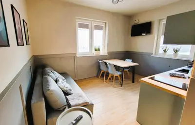 Telewizja i/lub zestaw kina domowego w obiekcie Villa Rosa