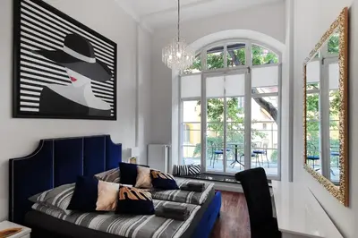 Część wypoczynkowa w obiekcie Prestige Apartments 12