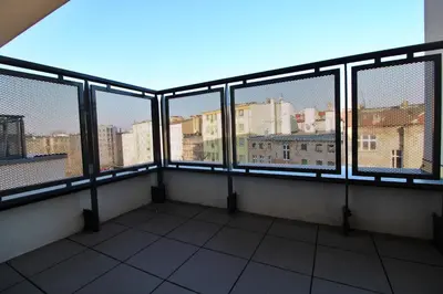 Balkon lub taras w obiekcie Kościuszki 130 C TectumApartments