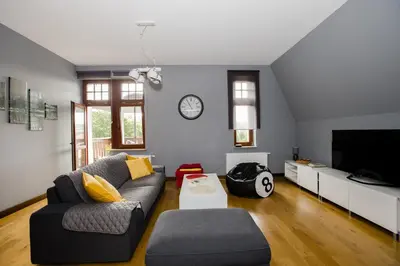 Telewizja i/lub zestaw kina domowego w obiekcie Villa 1913