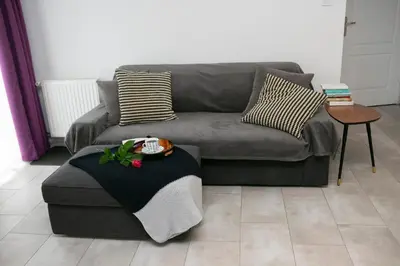 Część wypoczynkowa w obiekcie Apartamenty Lawendowy Zakątek 1