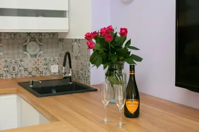 Napoje w obiekcie Apartamenty Lawendowy Zakątek 1