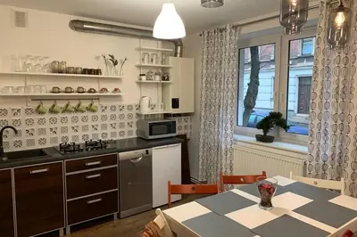 Kuchnia lub aneks kuchenny w obiekcie Apartament rodzinny 70 m2