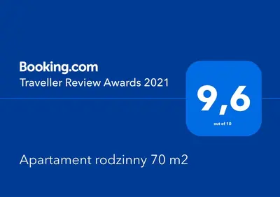 Certyfikat, podpis lub inny dokument wystawiony w obiekcie Apartament rodzinny 70 m2
