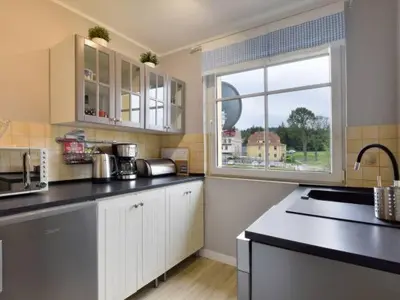 Kuchnia lub aneks kuchenny w obiekcie Apartament w Mieście