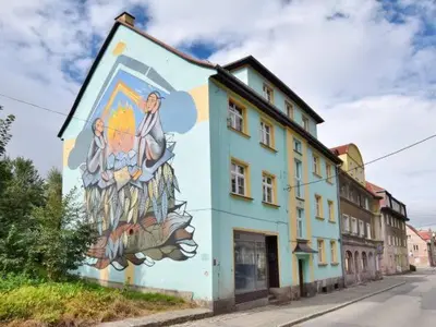 Budynek, w którym mieści się apartament