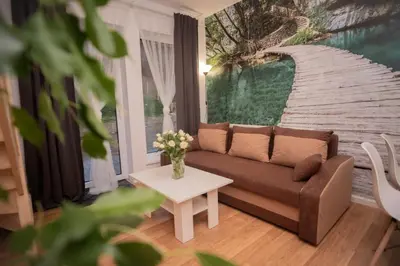 Część wypoczynkowa w obiekcie Apartamenty GoszóWita