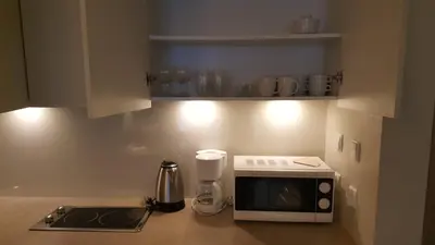 Kuchnia lub aneks kuchenny w obiekcie Atrakcyjny Apartament Czarna Góra