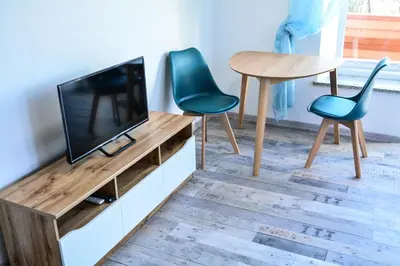 Telewizja i/lub zestaw kina domowego w obiekcie Willa Relaks