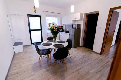 Kuchnia lub aneks kuchenny w obiekcie Apartament u Andrzeja