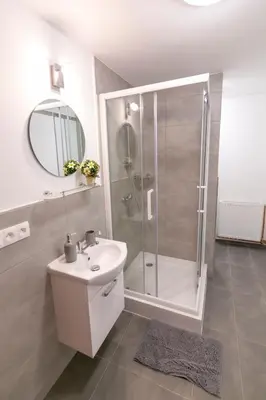 Łazienka w obiekcie Apartament u Andrzeja