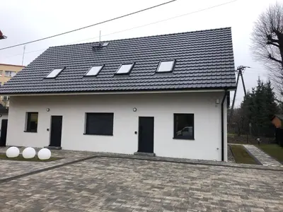 Budynek, w którym mieści się apartament