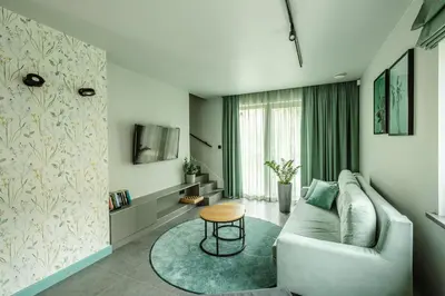 Część wypoczynkowa w obiekcie Apartamenty Caminski Deluxe