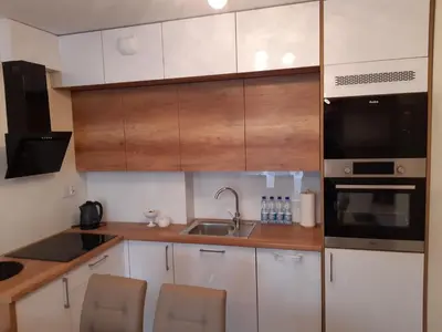 Kuchnia lub aneks kuchenny w obiekcie Apartament Reymonta